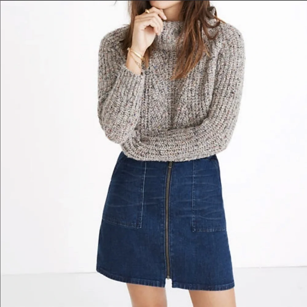 Madewell Denim Utility Skirt